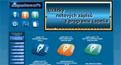 Desktop Screenshot of capellasoft.cz