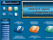 Tablet Screenshot of capellasoft.cz